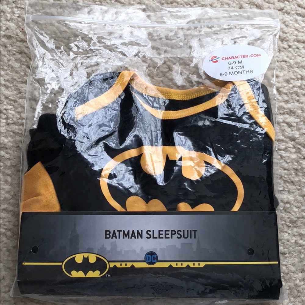 Baby Boy DC Comics Footies - Picture 2 of 2
